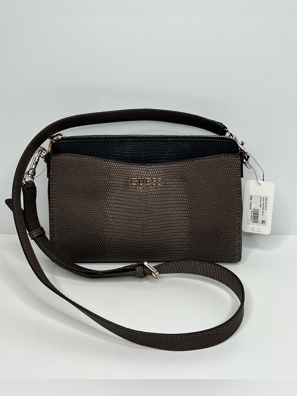 Guess Lyndi Small Triple Compartment Girlfriend Crossbody